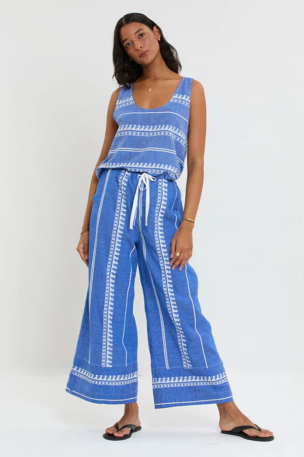 Lemlem Desta Pant - Tebibi Blue