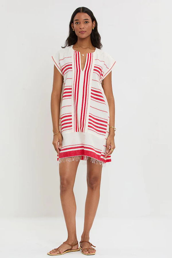 Lemlem Elina Caftan Dress - Eshe Red
