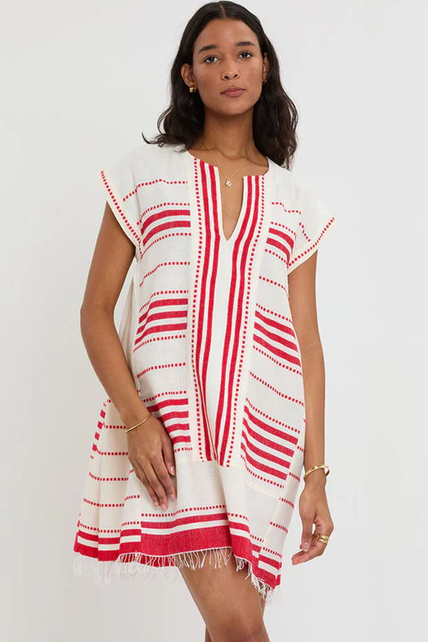 Lemlem Elina Caftan Dress - Eshe Red