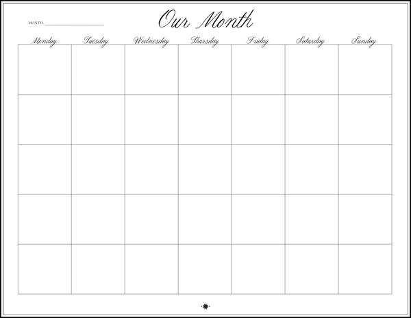 Snderhaus Mini My Month - Classic Planner