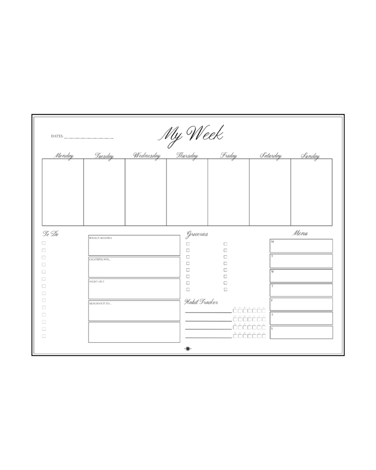 Sønderhaus Mini My Week - Classic Planner - Image 3 of 3