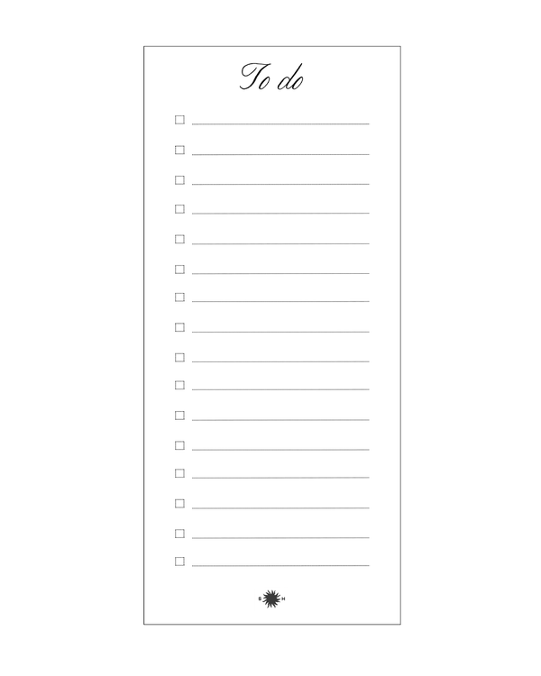 Snderhaus Classic To-Do List