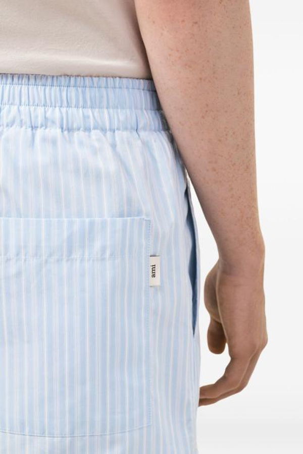 AMI Shorts - Cashmere Blue/White