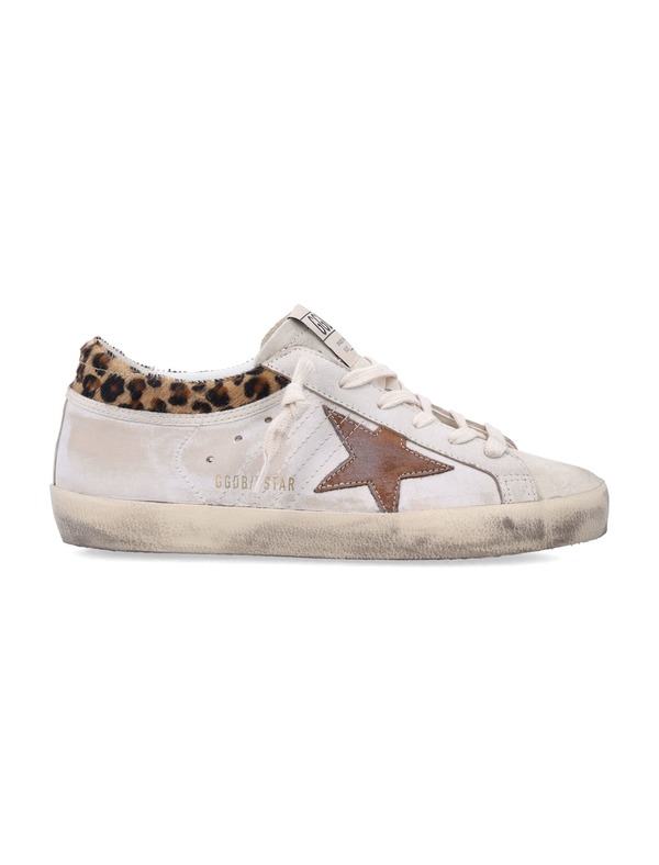 Golden Goose Super-star Leo Sneakers - White Leo Golden Goose Super-star Leo Sneakers - White Leo