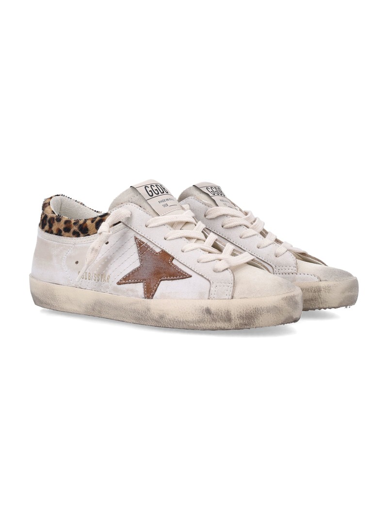 Golden Goose Super-Star Leo Sneakers - White Leo