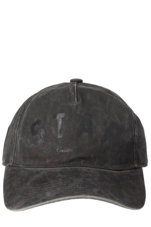 Golden Goose Cotton Baseball Cap - Black