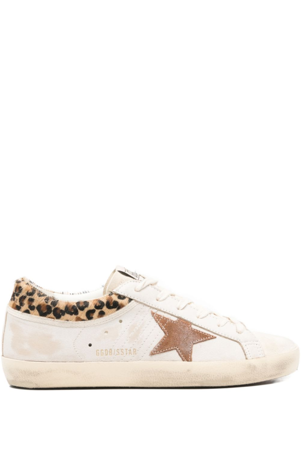 Golden Goose Super-star Leather Sneakers - Brown