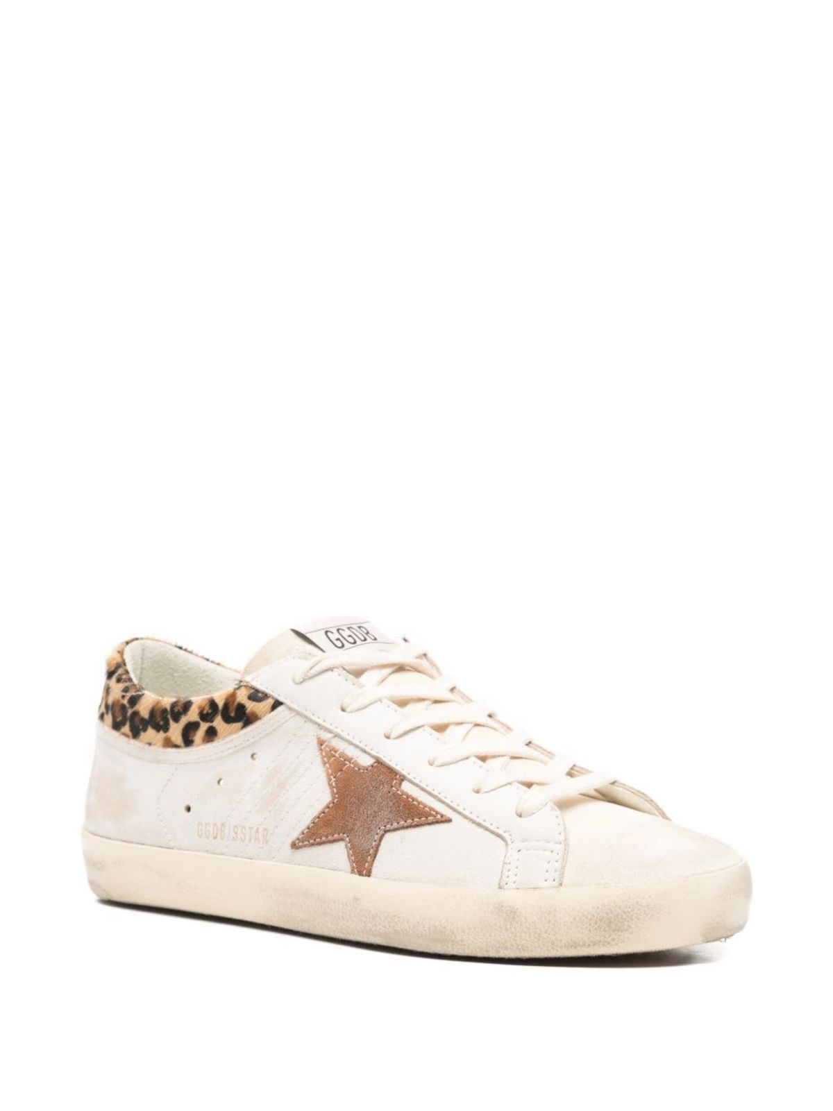 Golden Goose Super-star Leather Sneakers - Brown - Image 2 of 4
