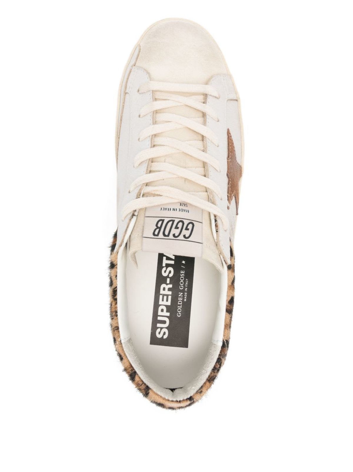 Golden Goose Super-star Leather Sneakers - Brown - Image 3 of 4