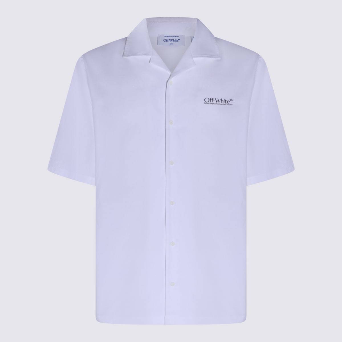 Off-White White Cotton Shirt - White - Image 1 of 3