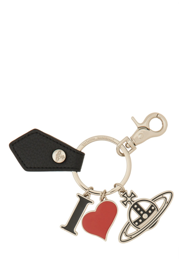 Vivienne Westwood I Love Orb Keychain - Black