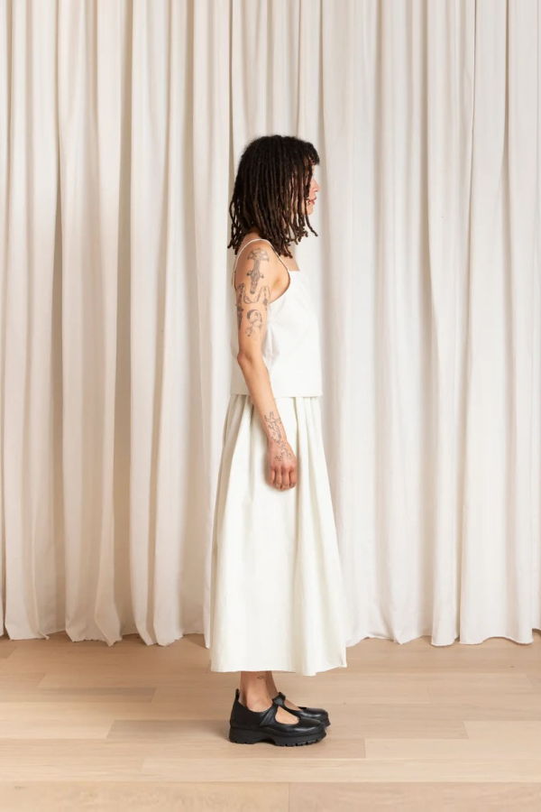 Ali Golden Slip Top - Ecru