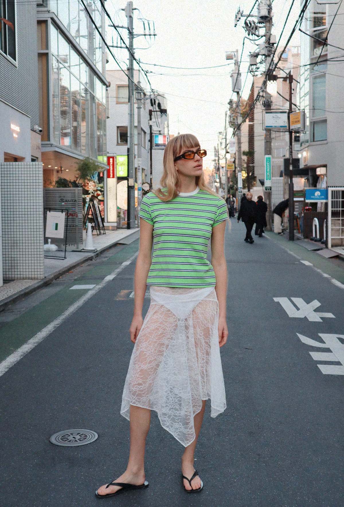 BLANCA Cola Tee - Green - Image 6 of 6