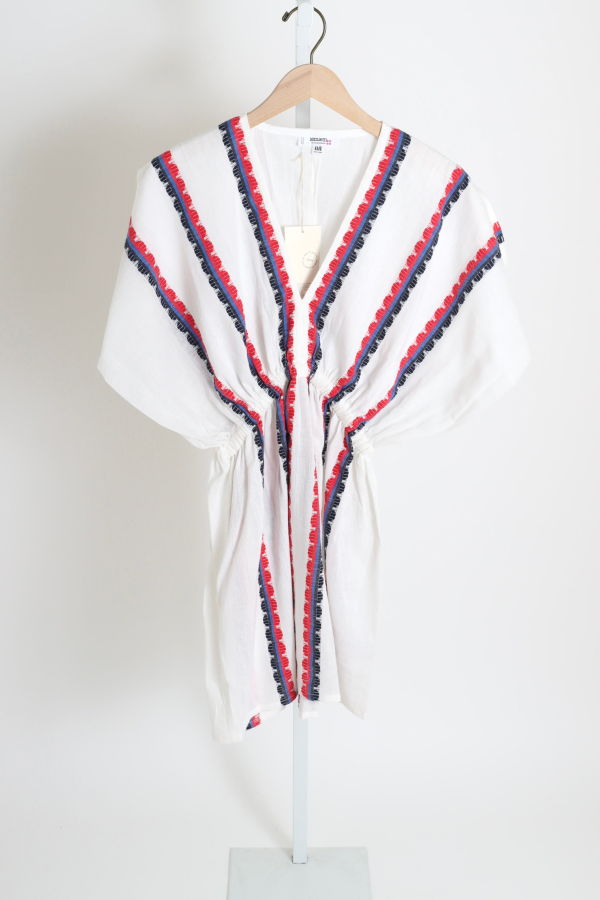 Lemlem Alem Plunge Neck Dress