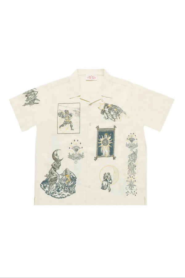 Samuel Zelig La Luna Camp Shirt - Natural