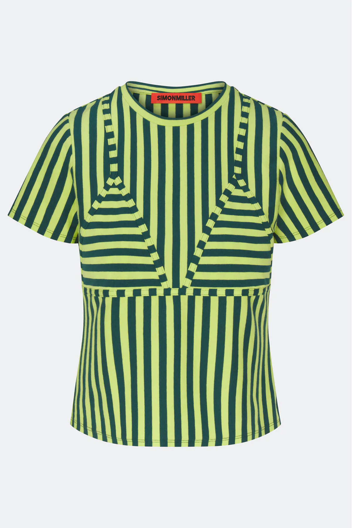 The NKC Store Lime Kini Striped Tee - Image 3 of 5