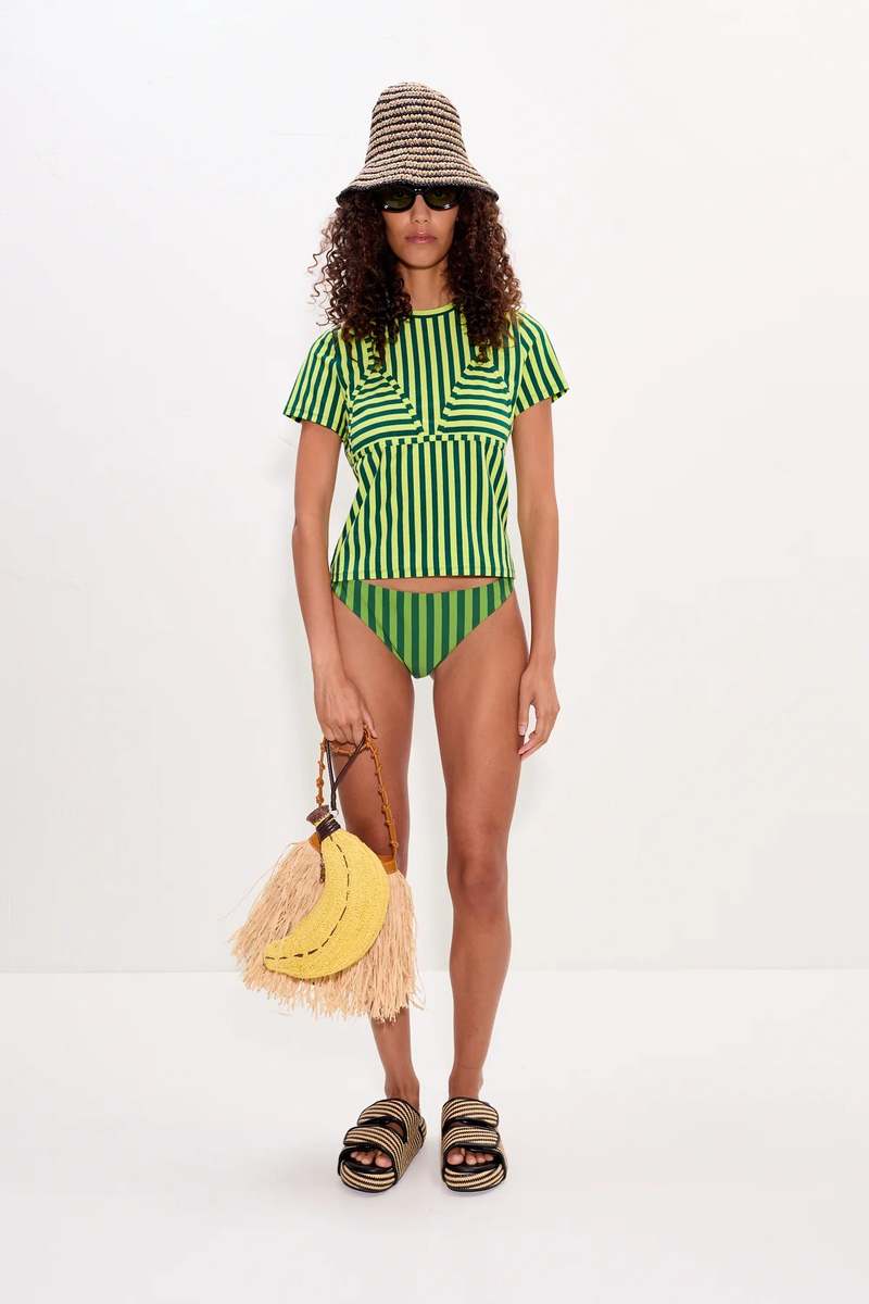 The NKC Store Lime Kini Striped Tee