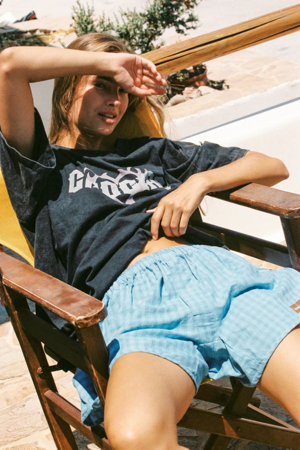 CIAO CIAO Vacanza Boxer Shorts - Blue Gingham