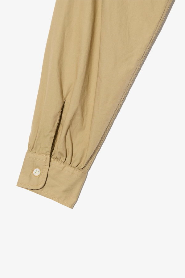 Engineered Garments Vari Shirt - Tan Superfine Poplin