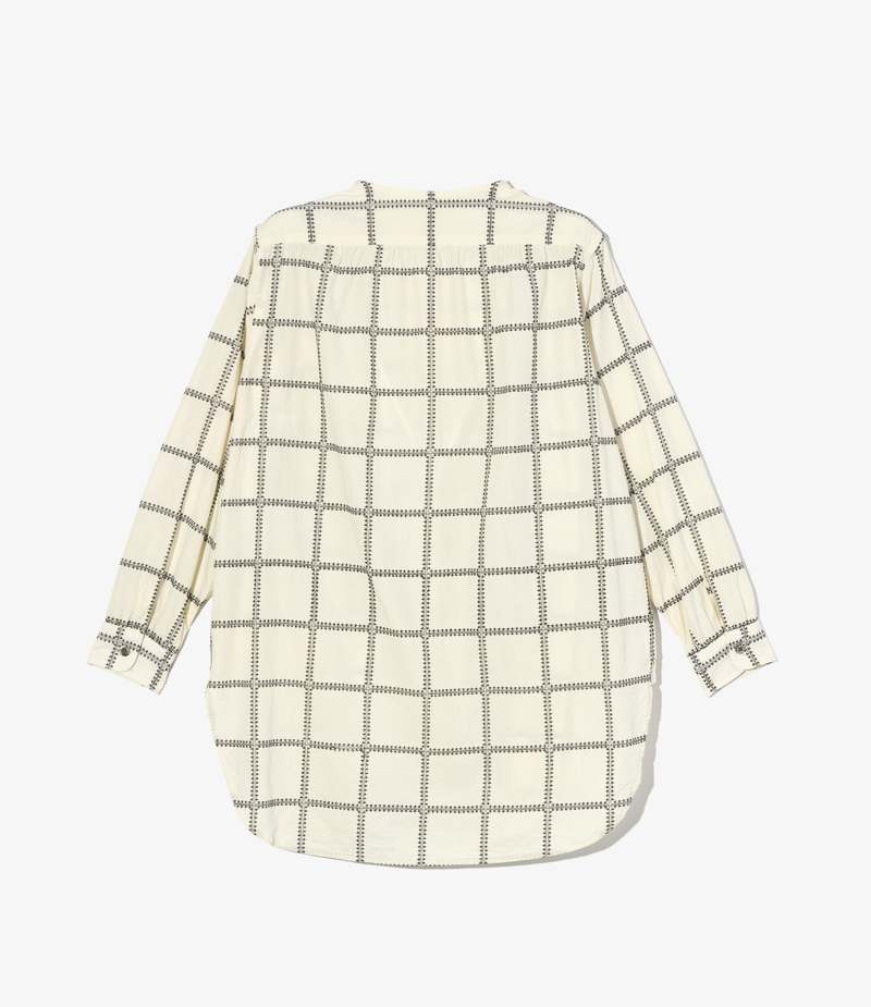 Engineered Garments Vari CP Square Embroidery Shirt
