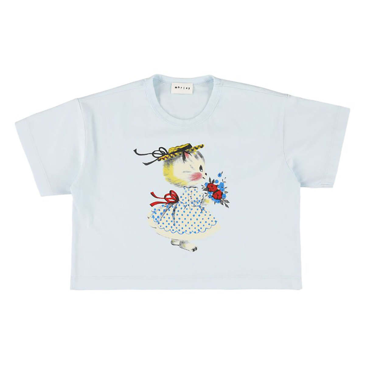 KIDS Morley Warsaw T-Shirt Rudy Cat Print - Blue - Image 1 of 2
