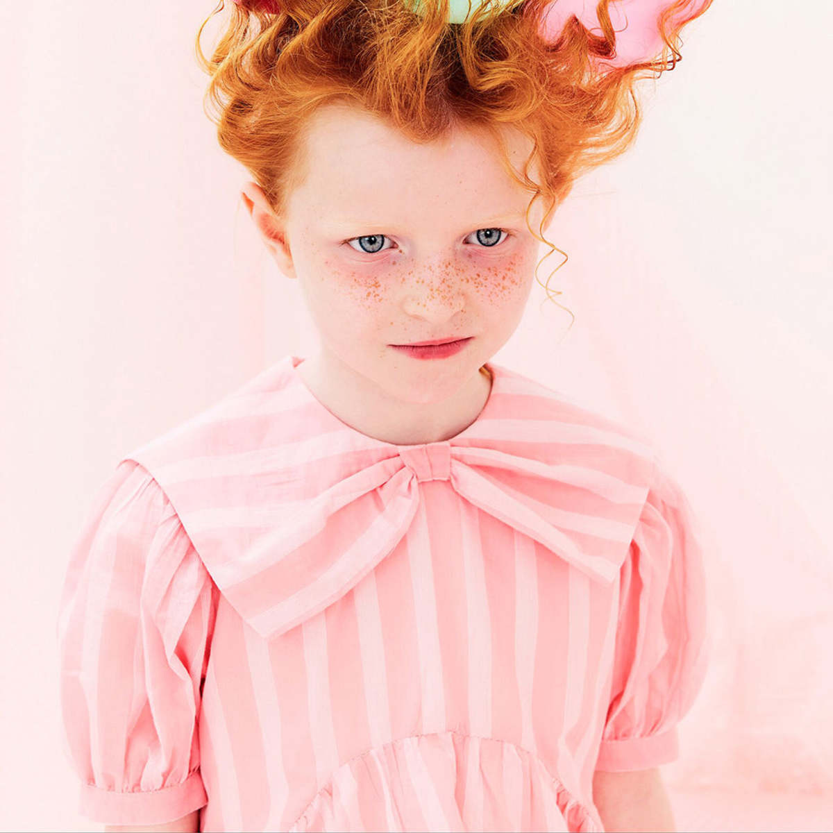 KIDS Morley Xilomena Bow Dress - Pink - Image 4 of 6