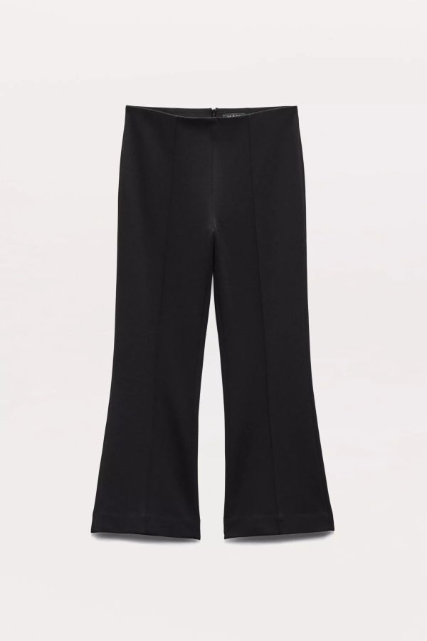 rag & bone Irina Ponte Kick Flare Pants - Black