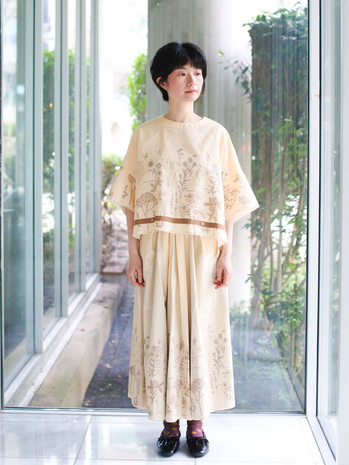 Francesca Marchisio Revcarre Printed Dress - Butter Herbarium Print - Image 2 of 6