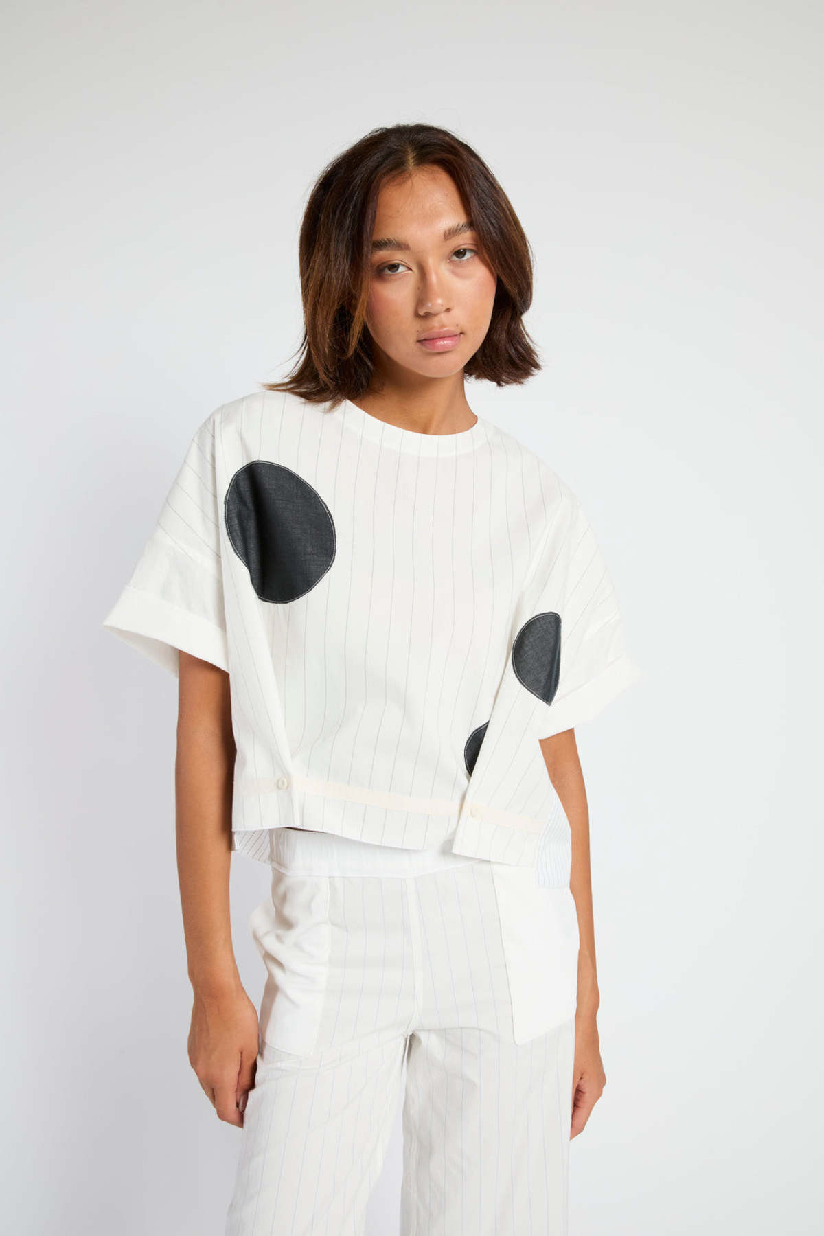 Francesca Marchisio Revcarre Stripe Dress - Image 7 of 10