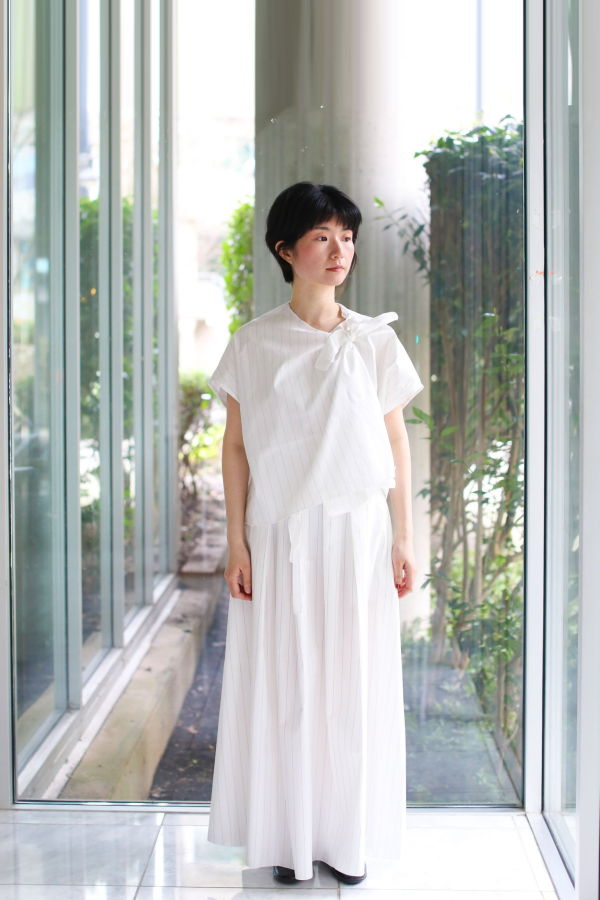 Francesca Marchisio Ribbon Stripe Top