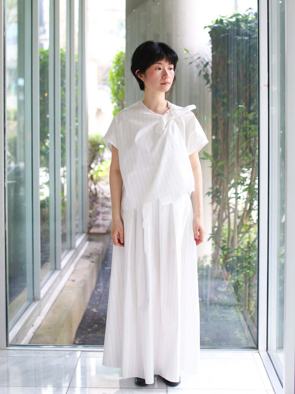 Francesca Marchisio Ribbon Stripe Top - Image 1 of 9