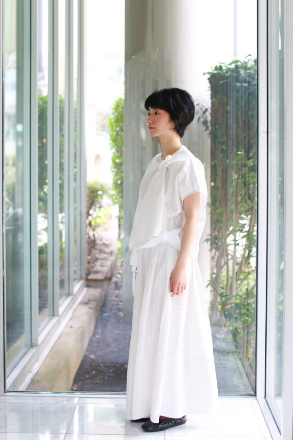 Francesca Marchisio Ribbon Stripe Top