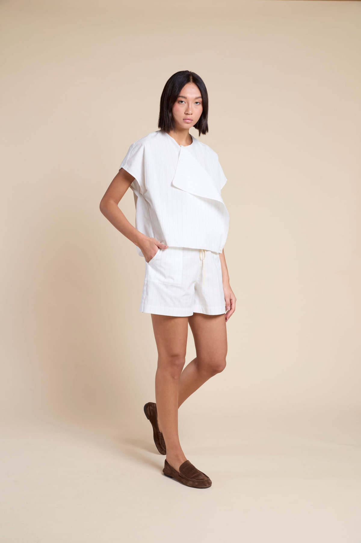 Francesca Marchisio Ribbon Stripe Top - Image 8 of 9