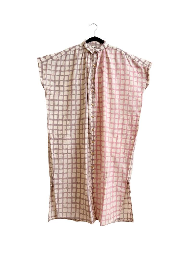 Happy French Gang Elise Night Blue and Pink Dress