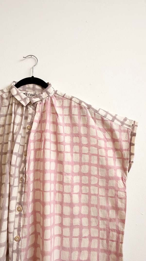 Happy French Gang Elise Night Blue and Pink Dress