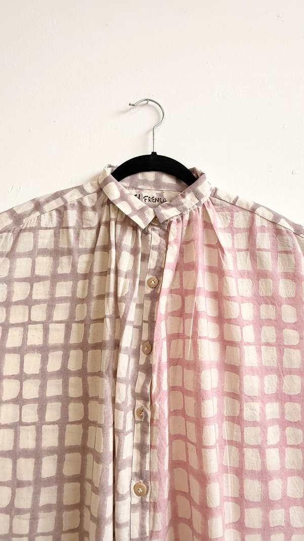 Happy French Gang Elise Night Blue and Pink Dress