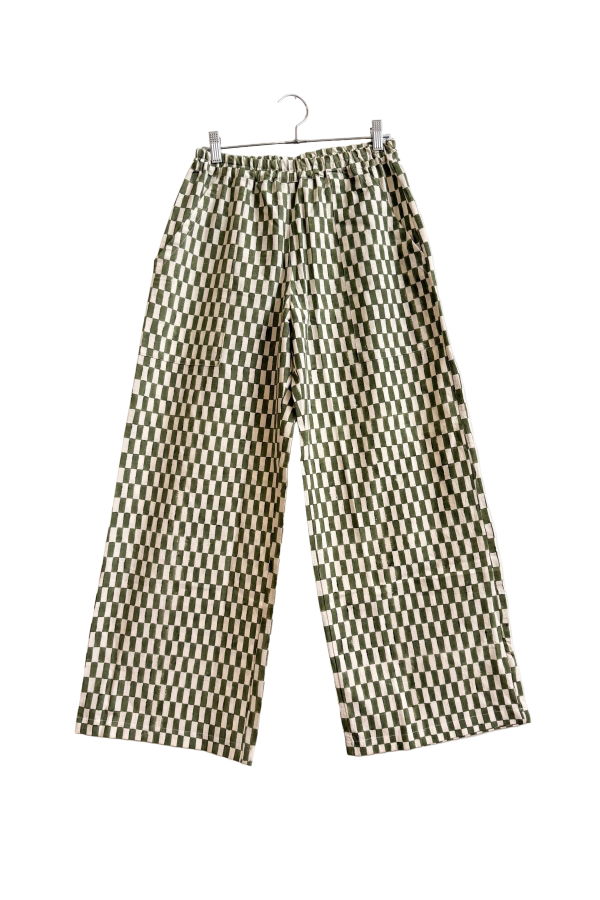 Happy French Gang Omar Petit Rectangle Green Pants