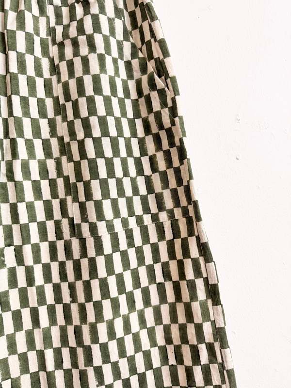 Happy French Gang Omar Petit Rectangle Green Pants