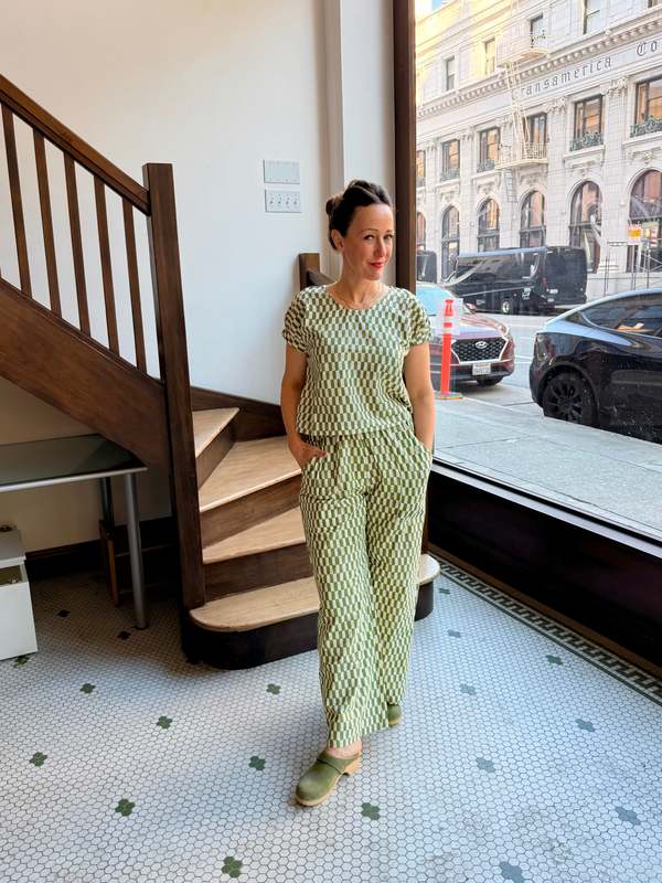 Happy French Gang Omar Petit Rectangle Green Pants