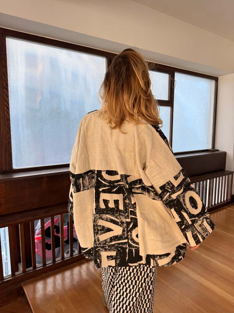 Happy French Gang The Love Coat - White