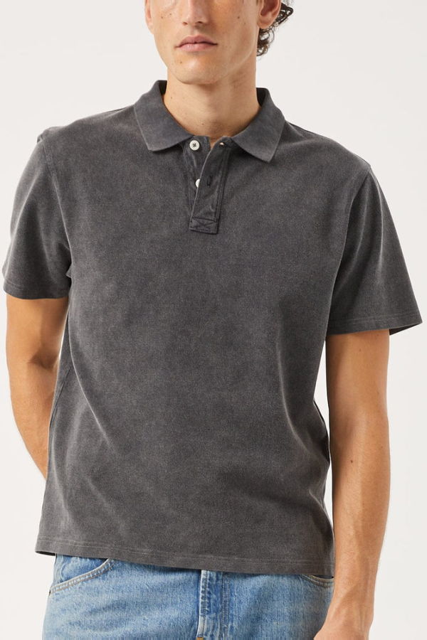 Corridor Black Pique Polo