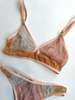 Bully Boy Brick Keyhole Wireless Bra - Blush Combo - Thumbnail 1