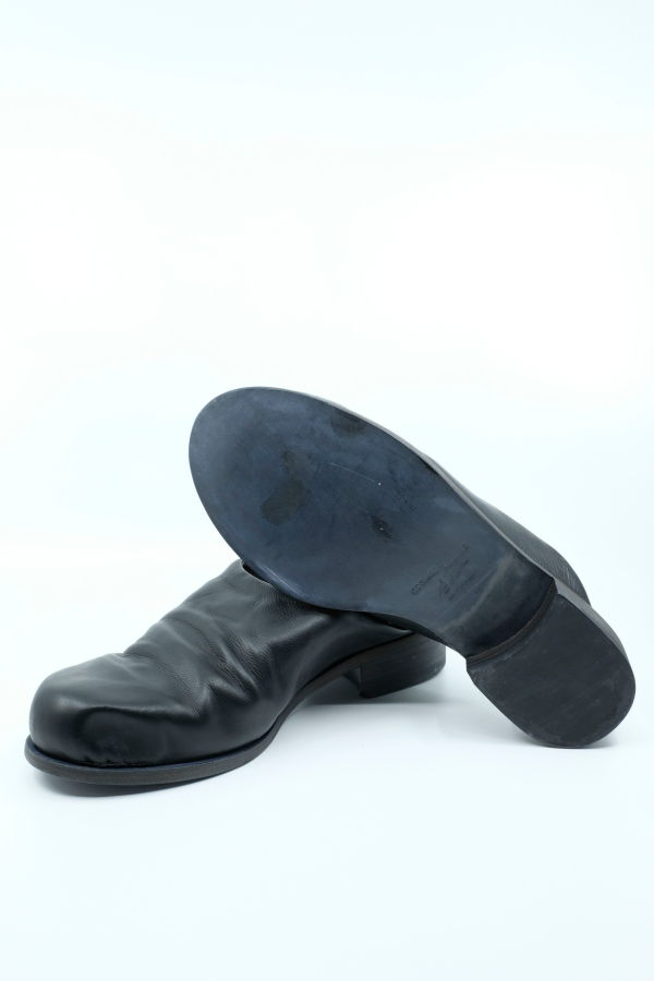 Edward Cuming Leather Bubble Toe Mules