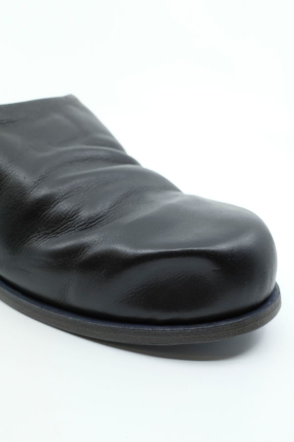 Edward Cuming Leather Bubble Toe Mules