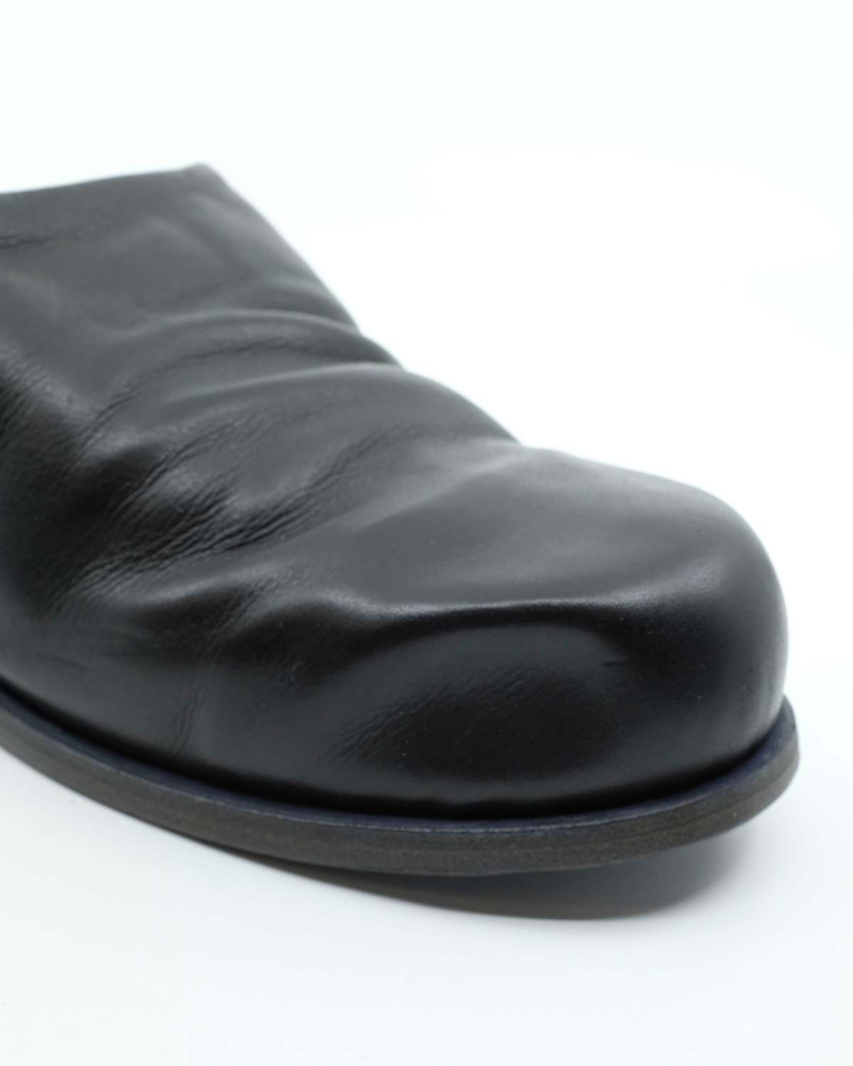 Edward Cuming Leather Bubble Toe Mules - Image 2 of 10