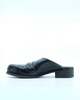 Edward Cuming Leather Bubble Toe Mules - Thumbnail 4