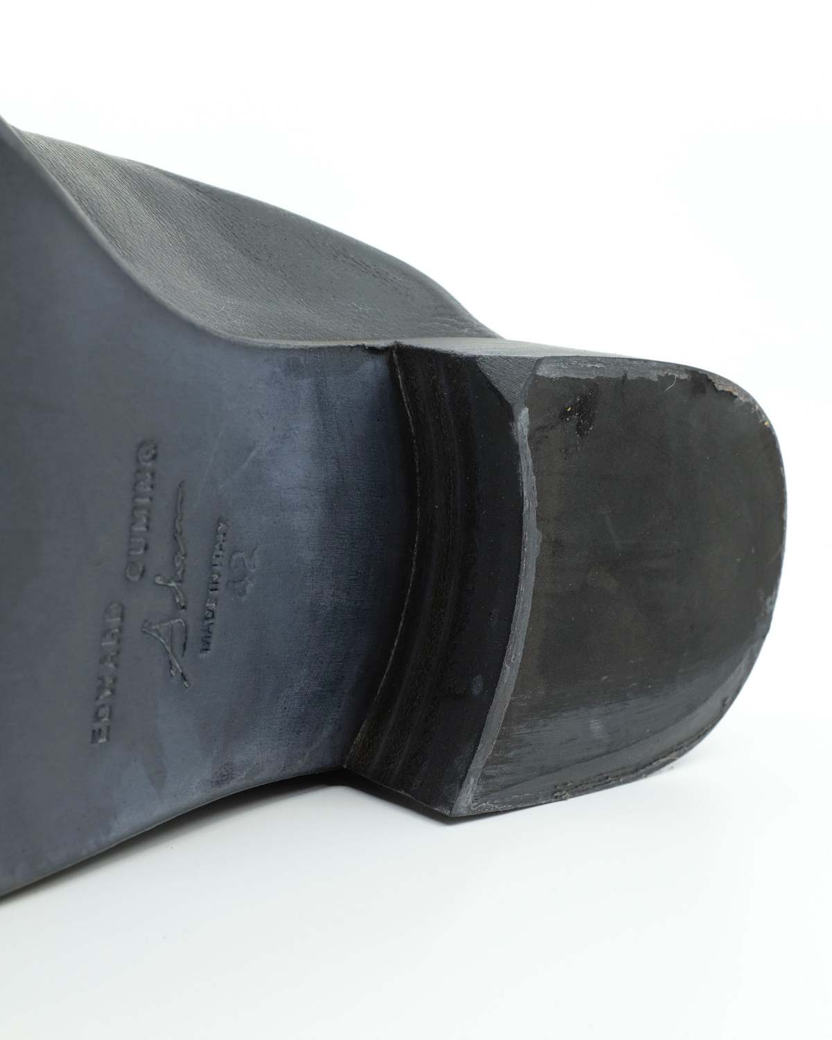 Edward Cuming Leather Bubble Toe Mules - Image 7 of 10