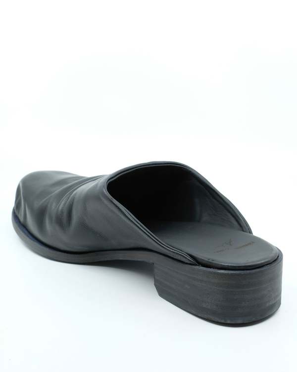 Edward Cuming Leather Bubble Toe Mules