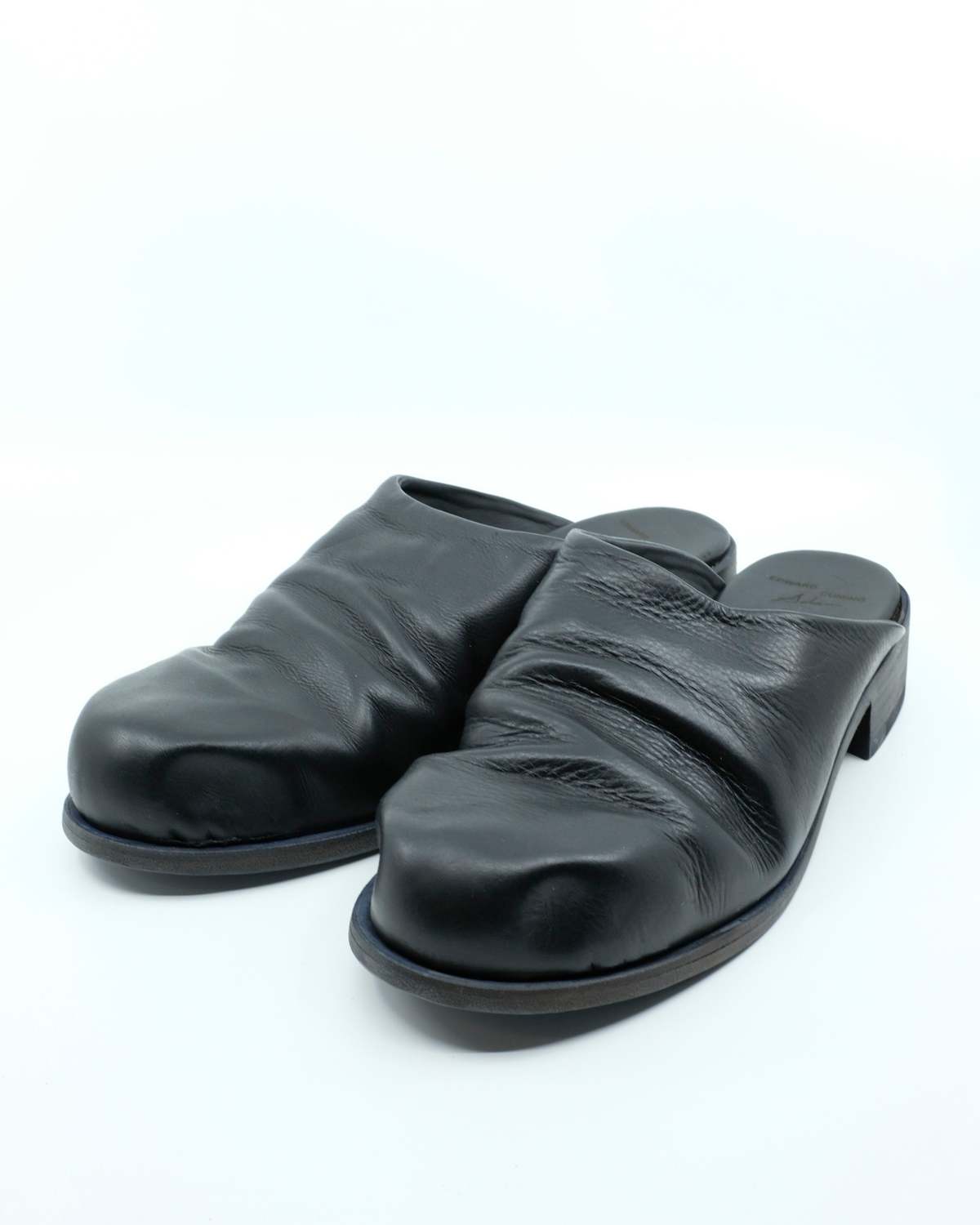 Edward Cuming Leather Bubble Toe Mules - Image 9 of 10