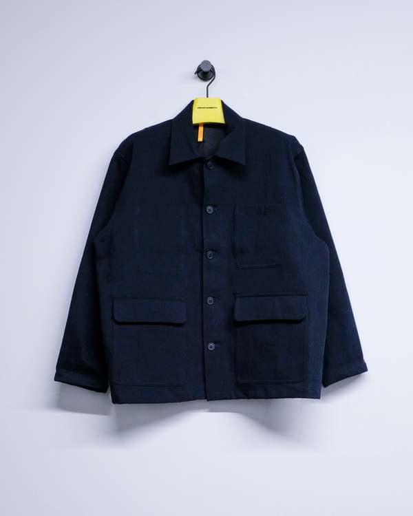 MAN-TLE R20J2 Blue Sumi Organic Denim Rebook Jacket